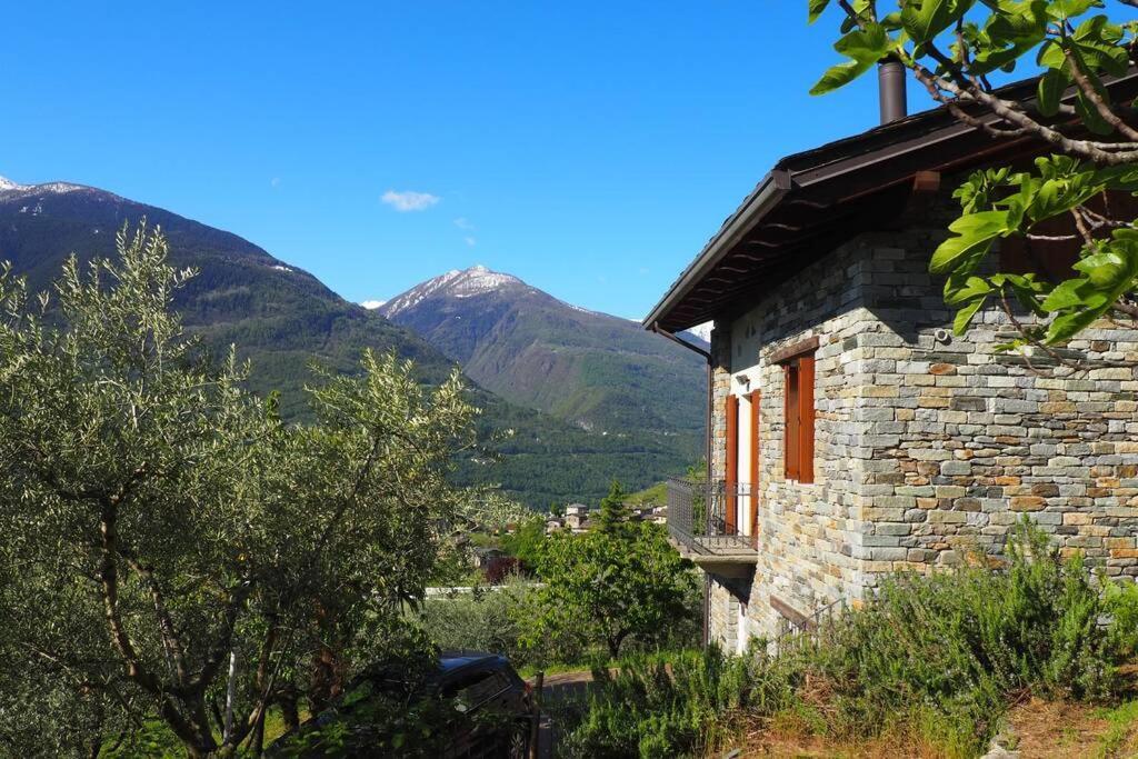 fantastica villa fra le Alpi valtellinesi Tresivio Esterno foto